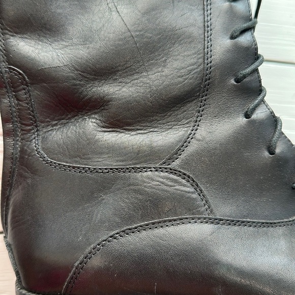 Joie Tall Black Zipper Back Equestrian Style Tall Boots size 5.5 - Picture 7 of 10